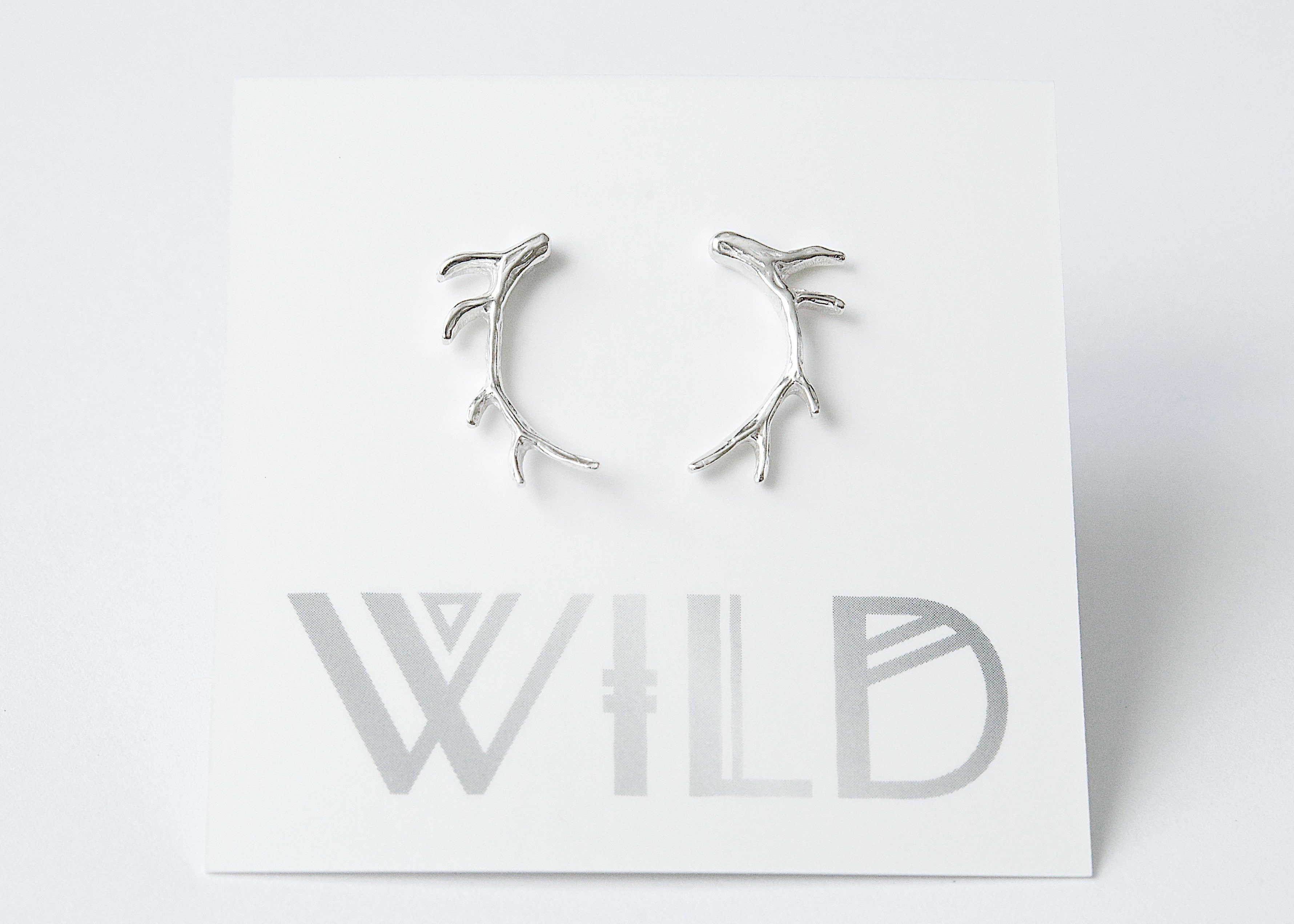 Elk Antler Studs