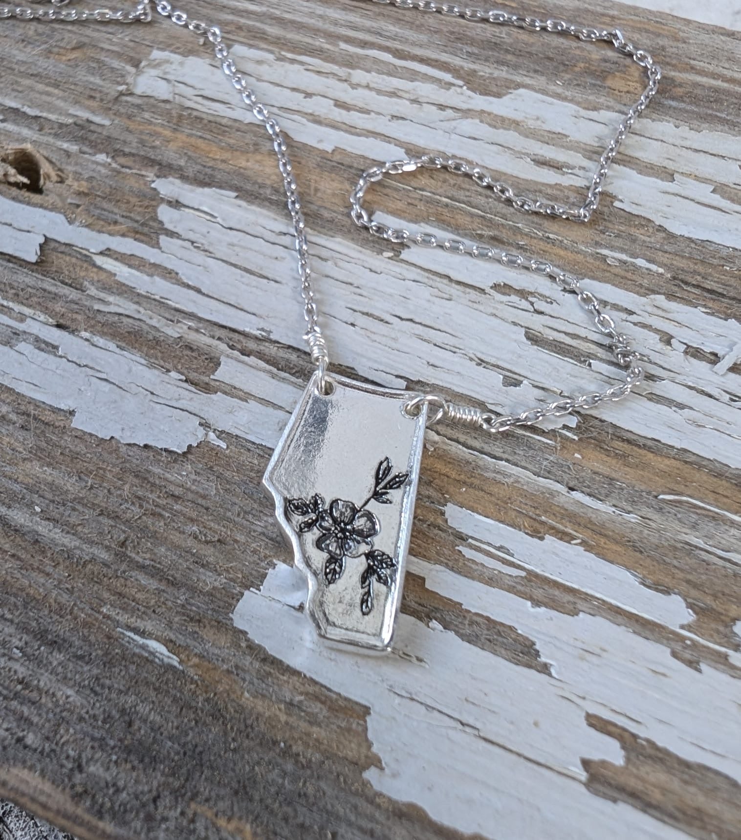 Alberta Wild Rose Necklace