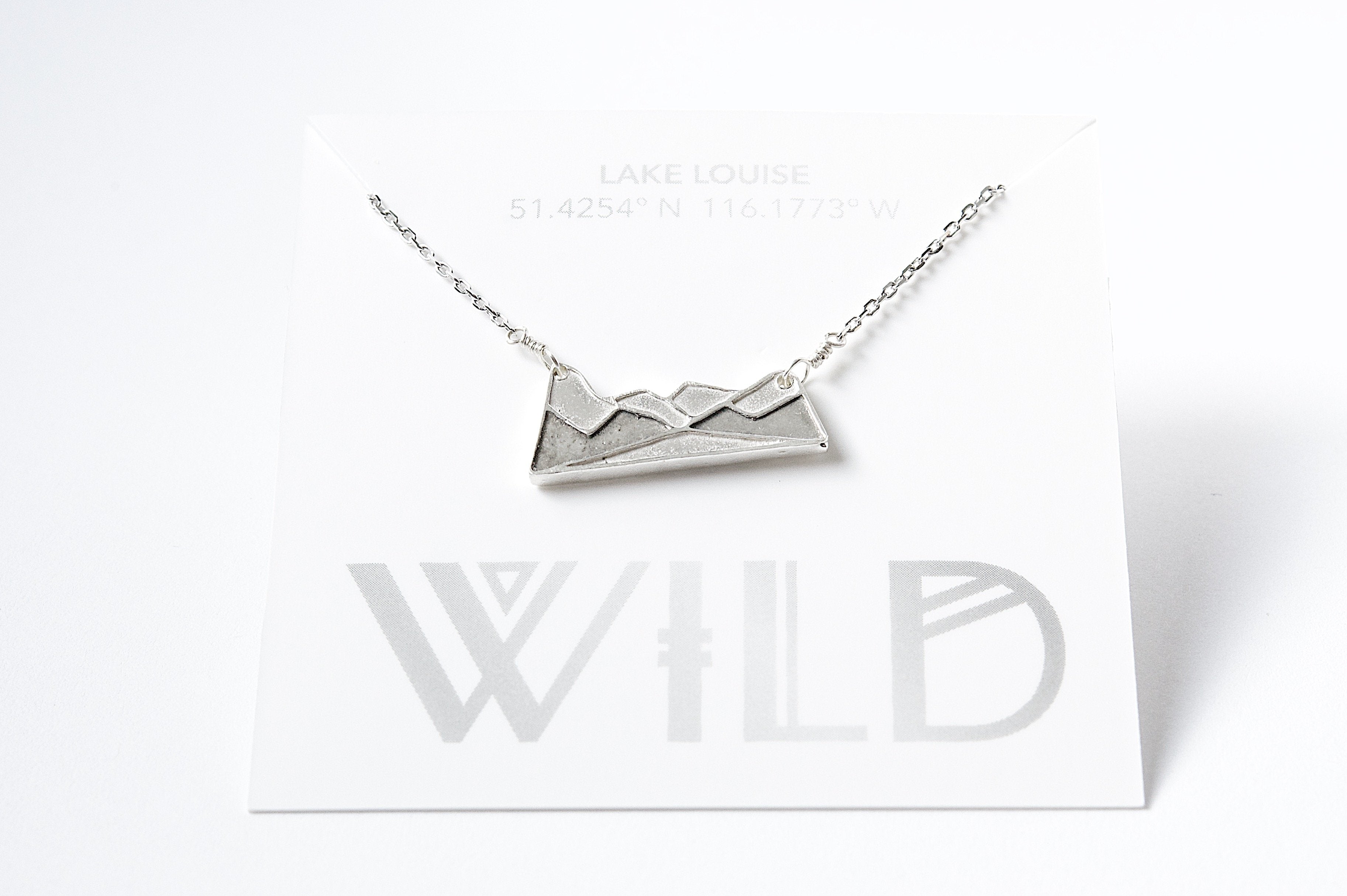 Lake Louise Mountain Necklace