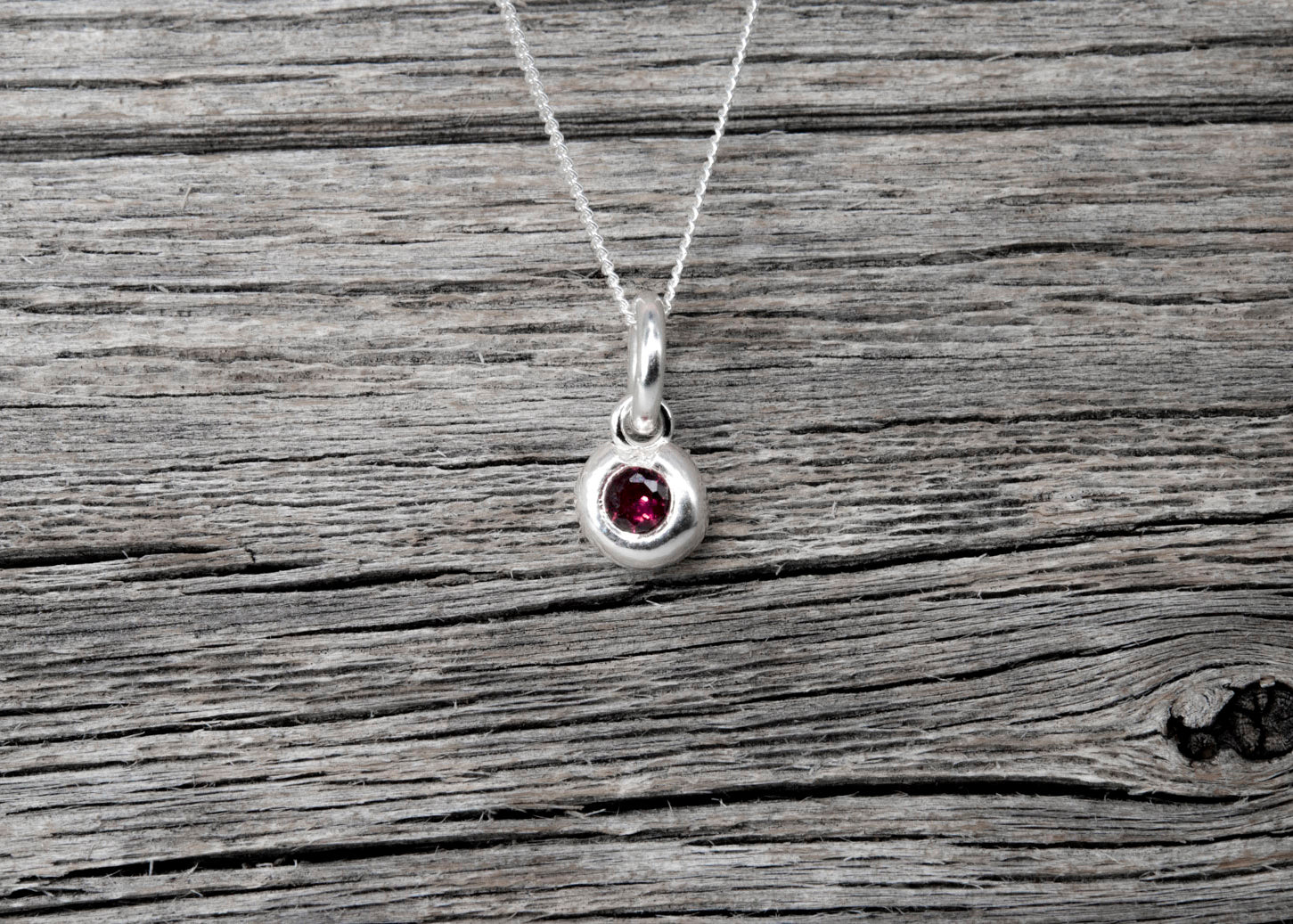 Garnet River Gem Necklace - January