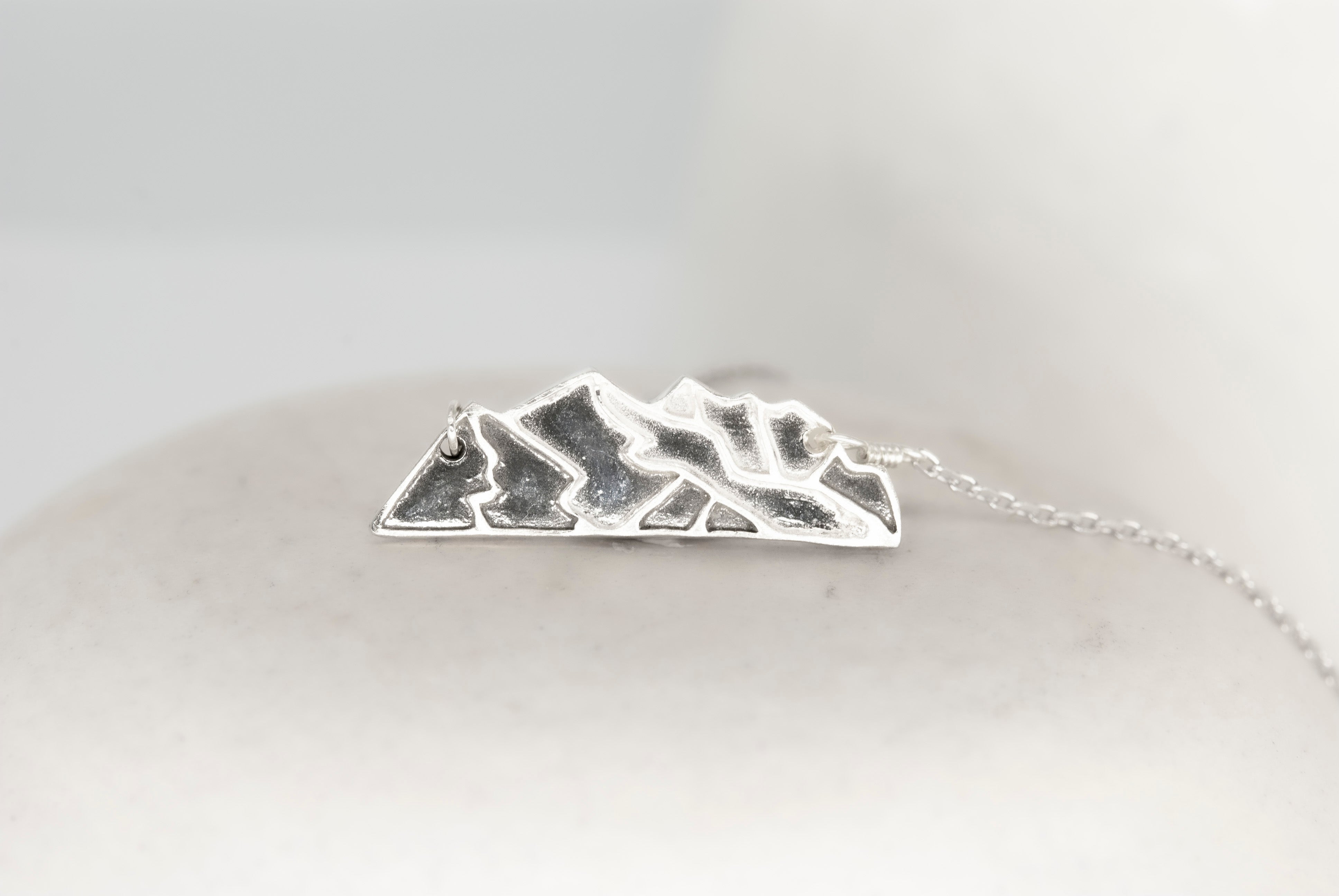 Mount Blue Sky Mountain Necklace