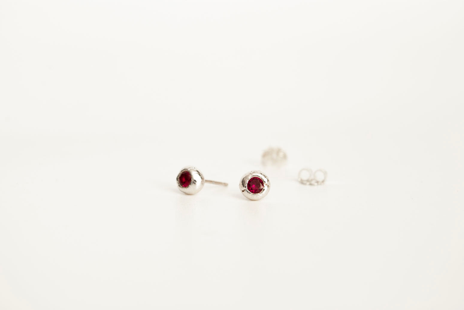 Birthstone River Gem Studs - Set of 12
