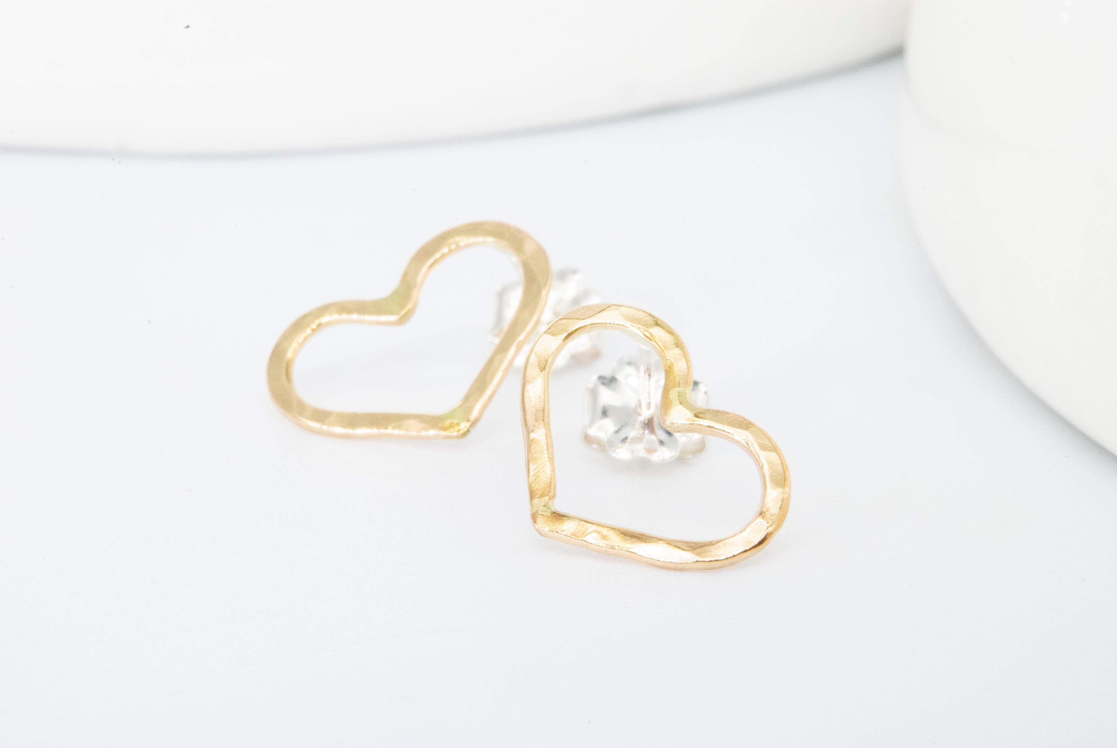 Sweetheart Stud Earrings