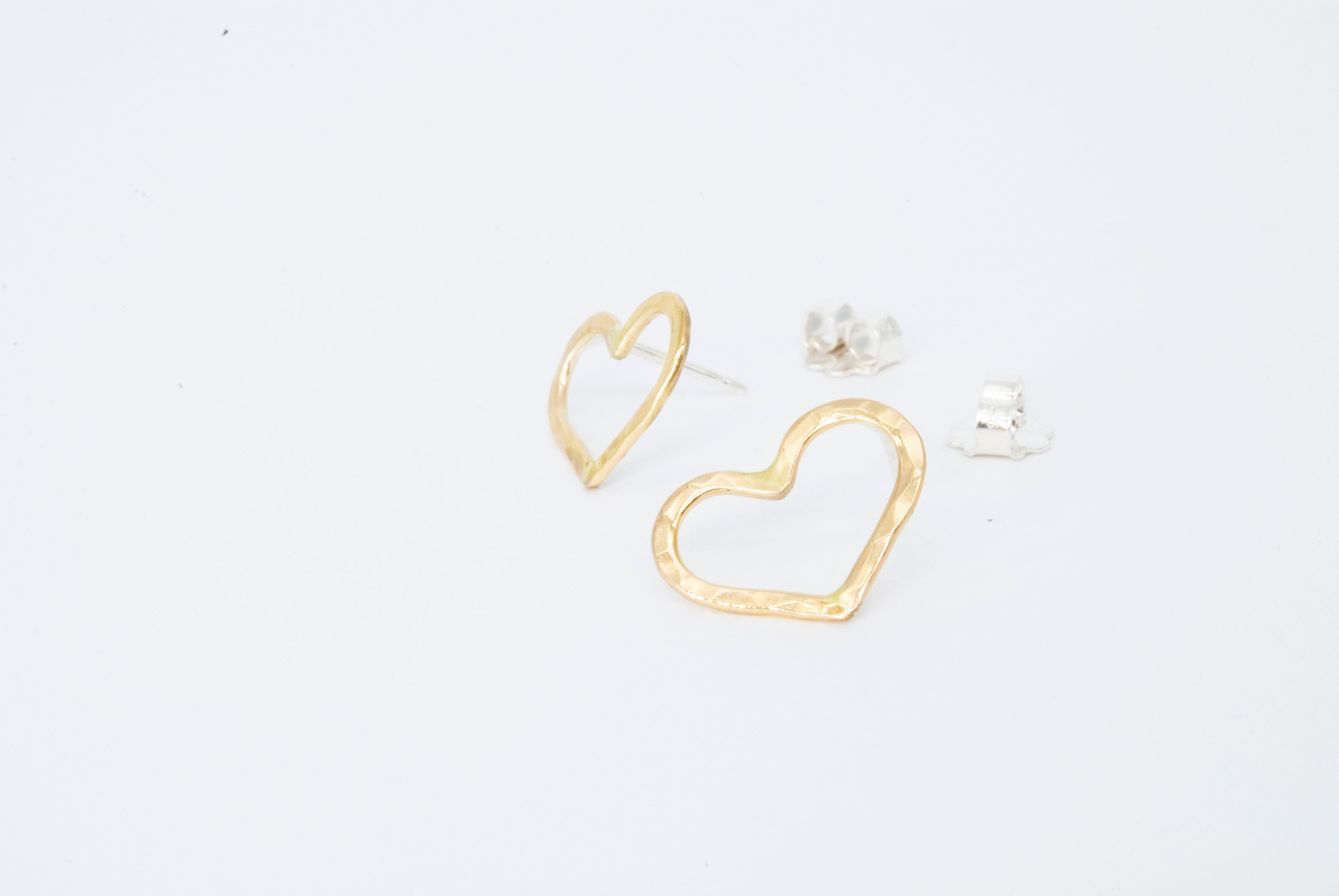 Sweetheart Stud Earrings