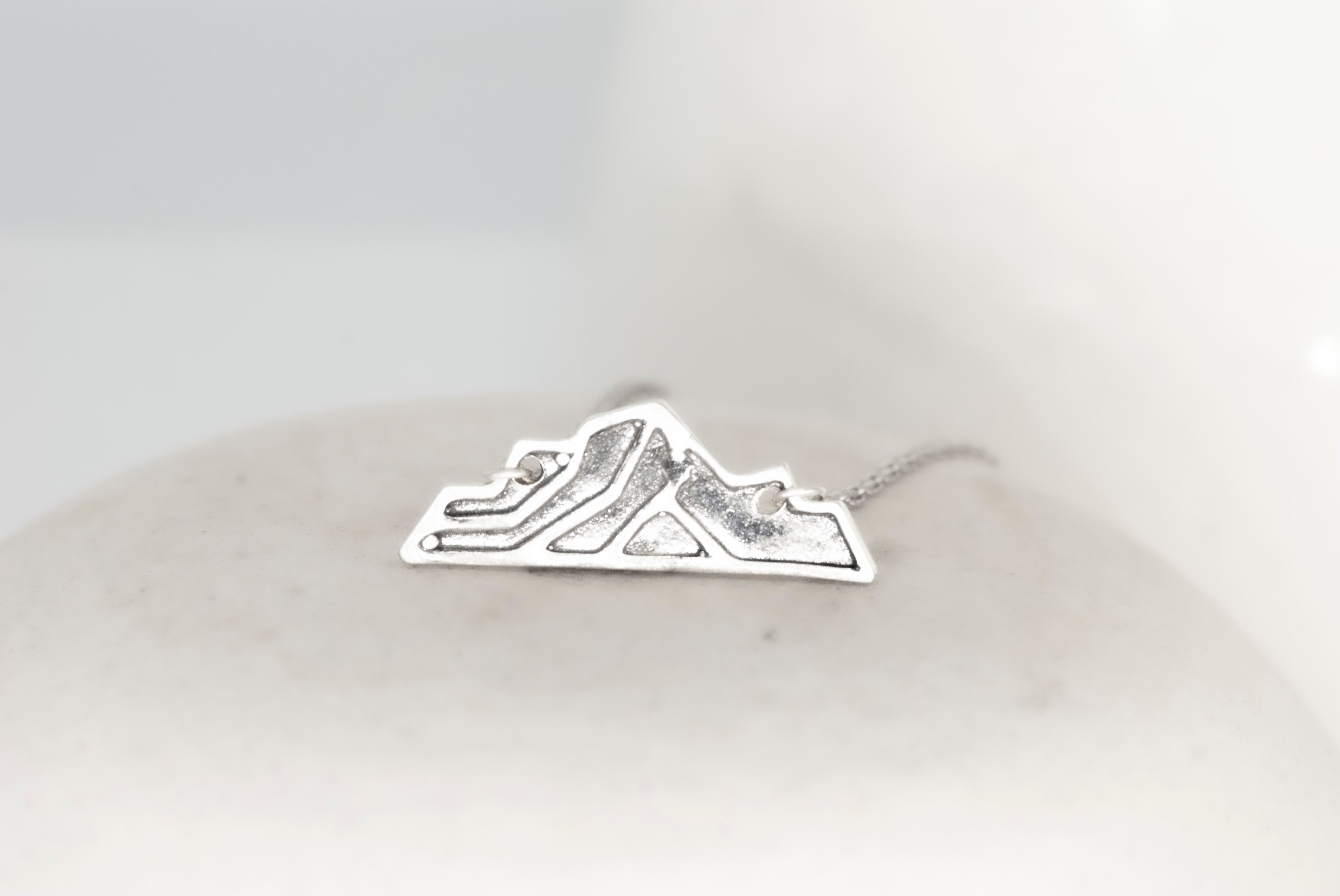 Lone Peak Mountain Necklace