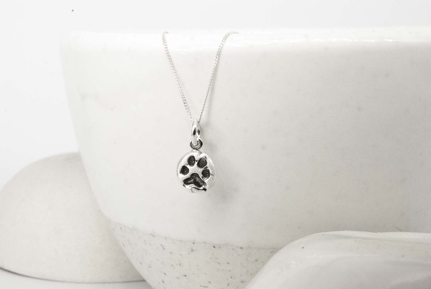 Dog Paw Print Necklace