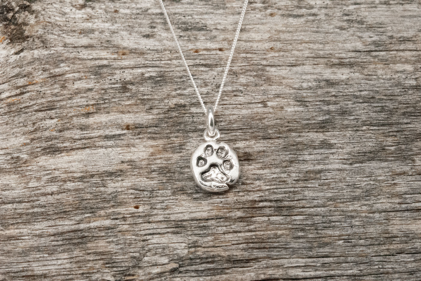 Dog Paw Print Necklace