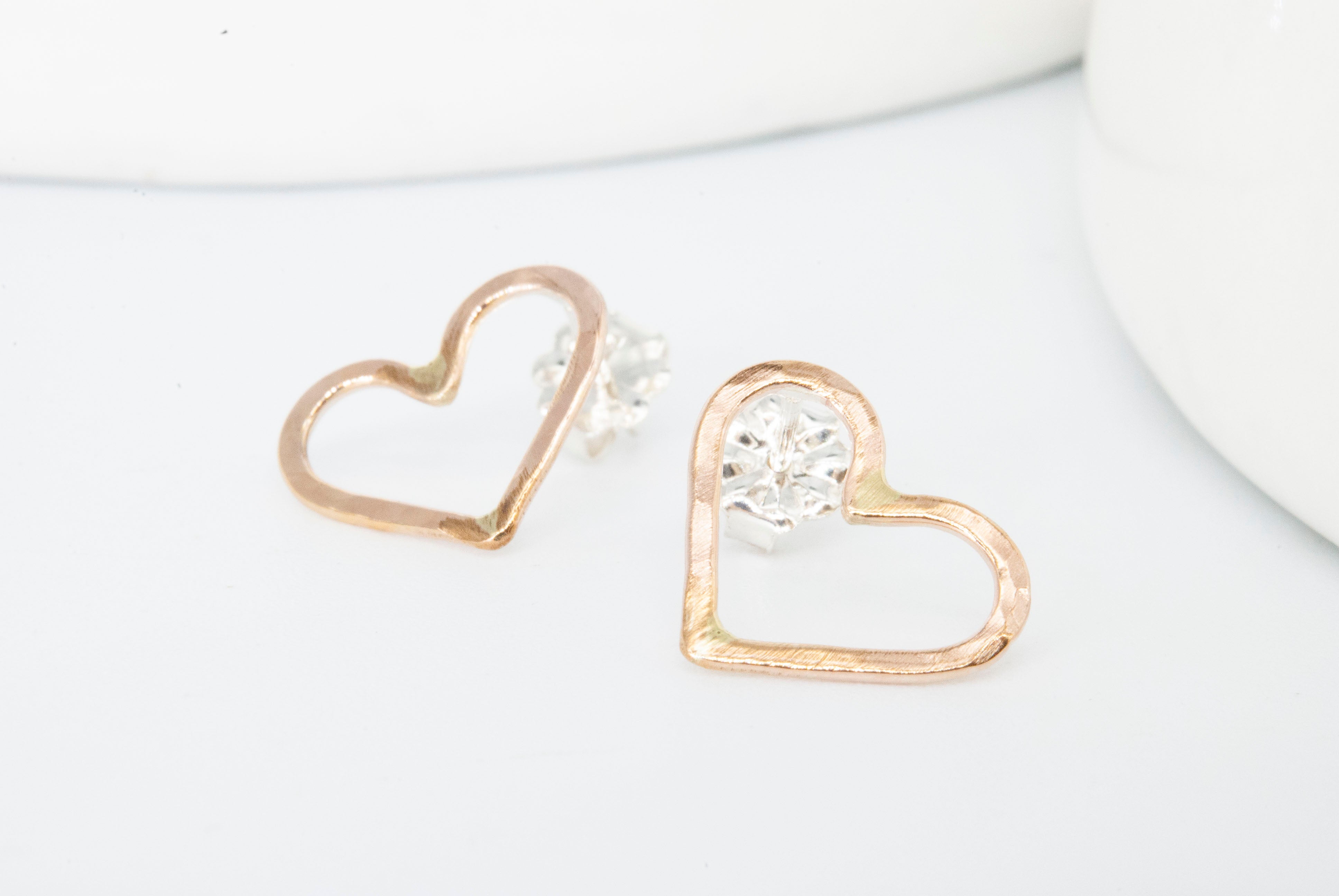 Sweetheart Stud Earrings