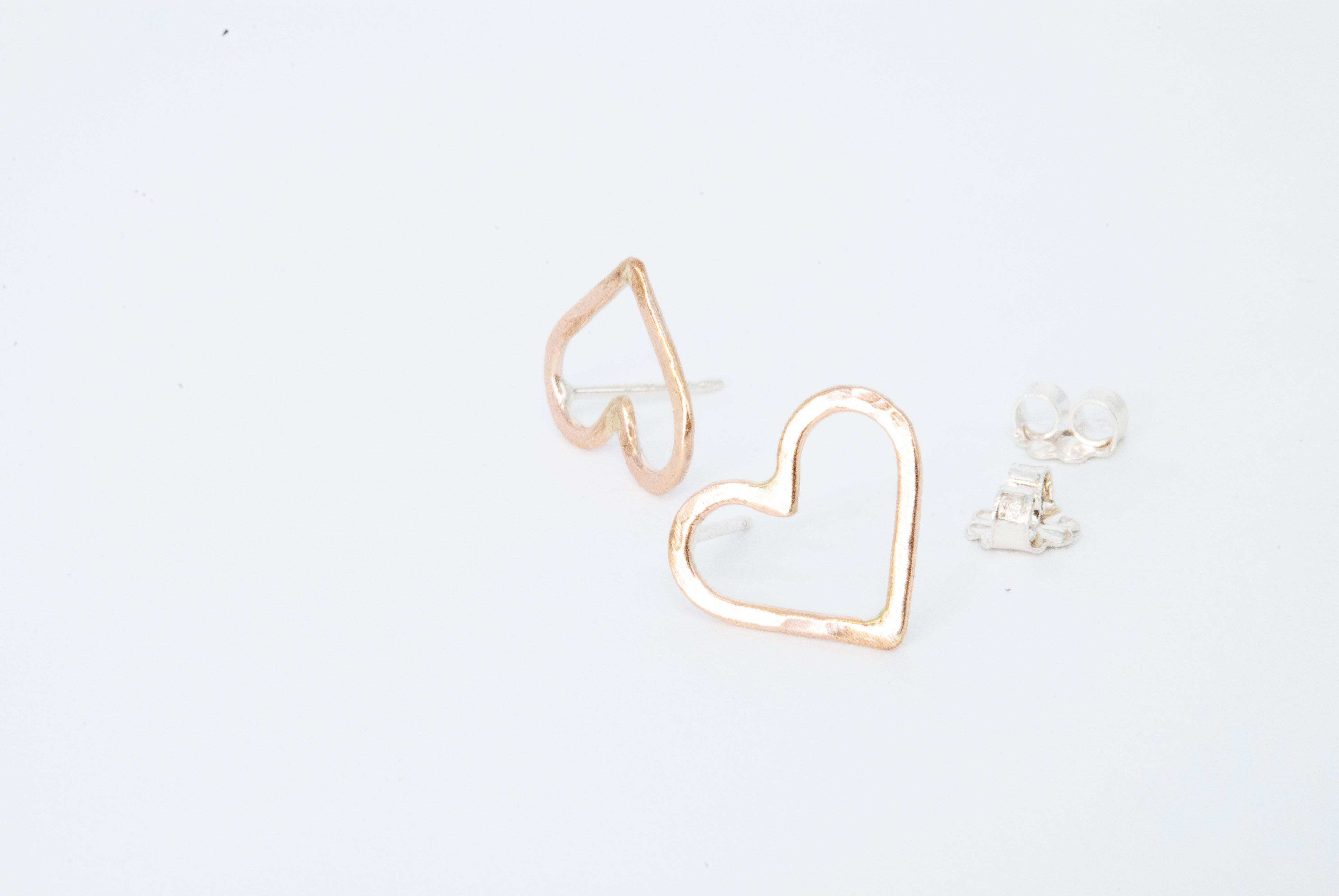 Sweetheart Stud Earrings