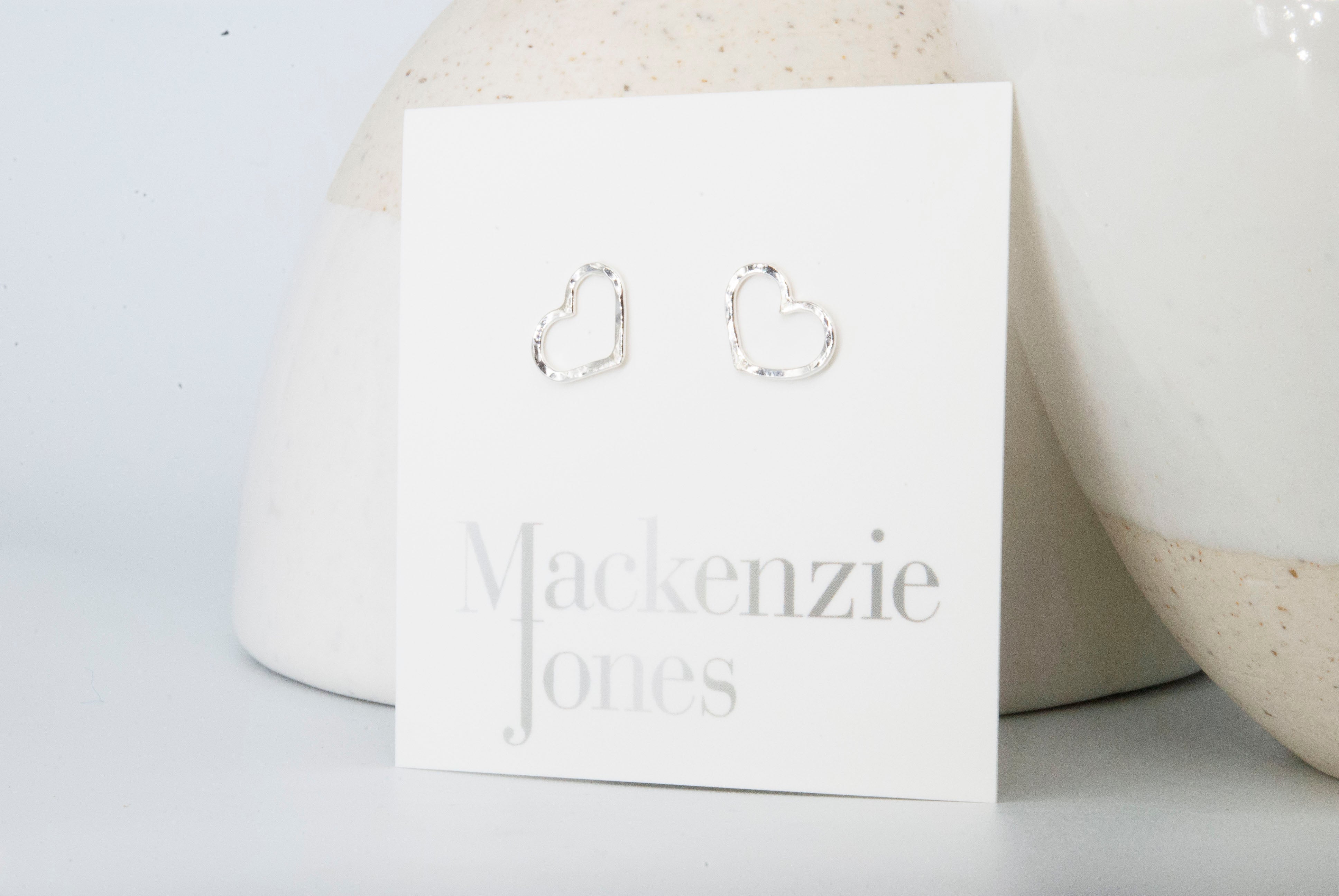 Sweetheart Stud Earrings