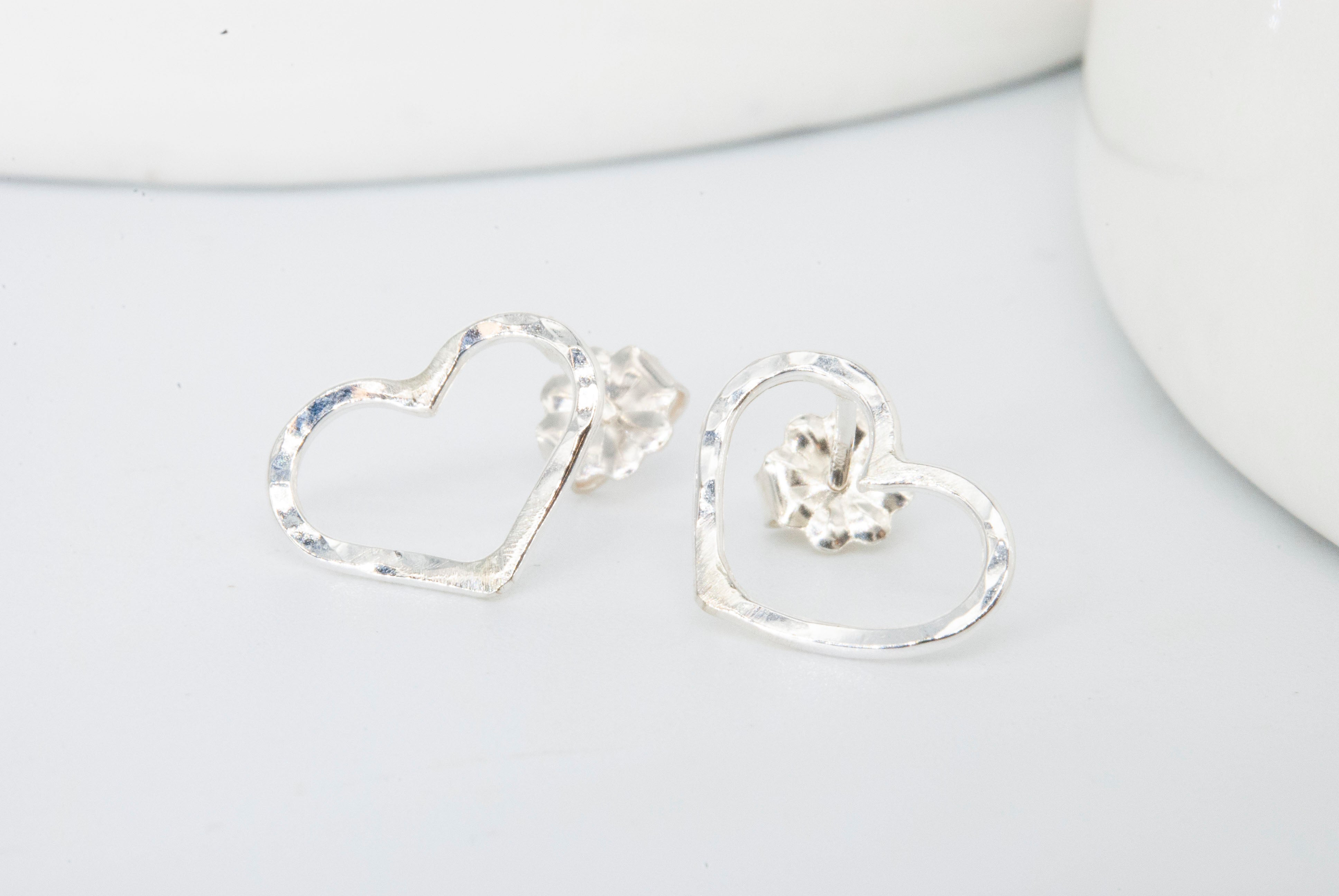 Sweetheart Stud Earrings