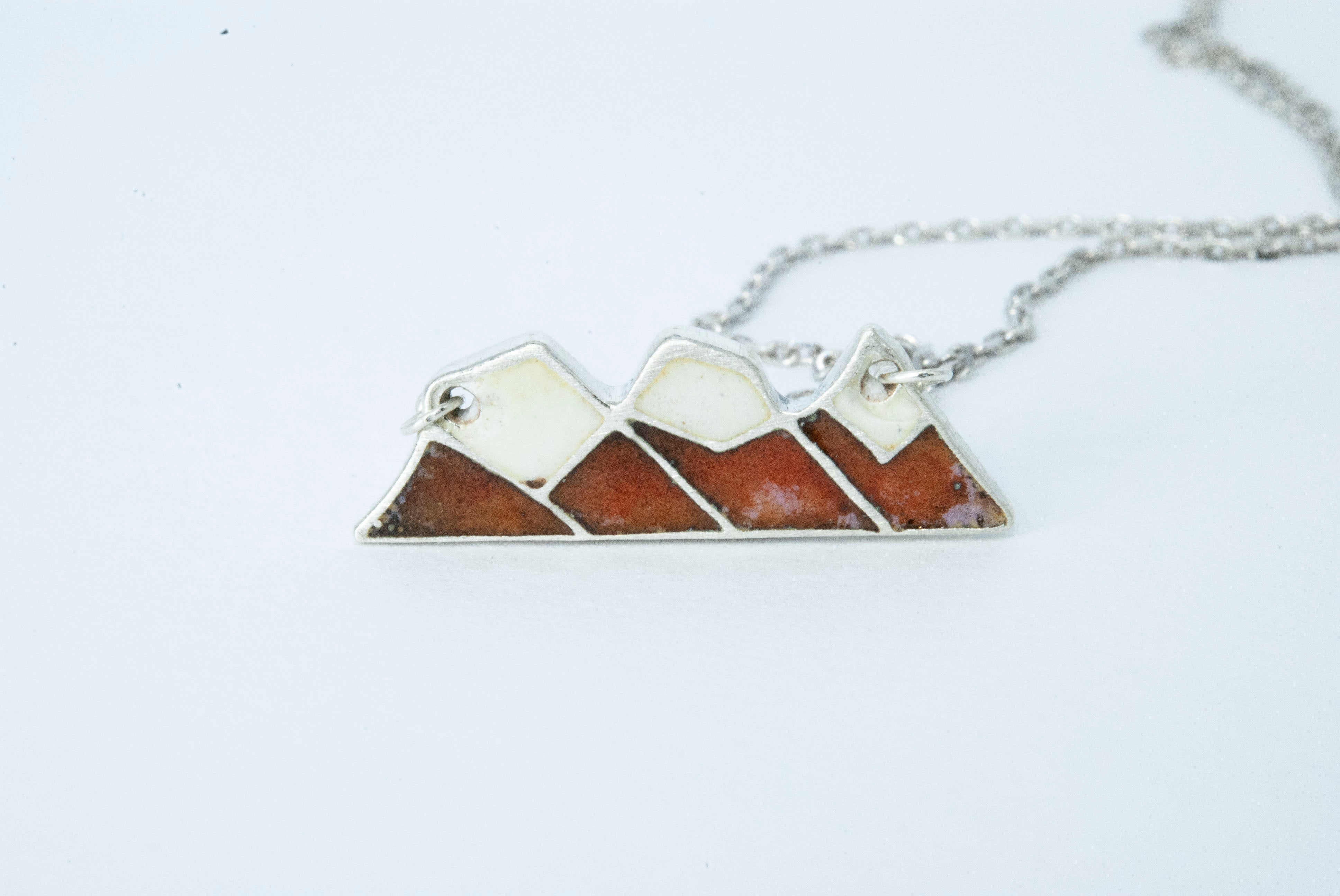 Three Sisters Mountain Necklace - Harvest Moon