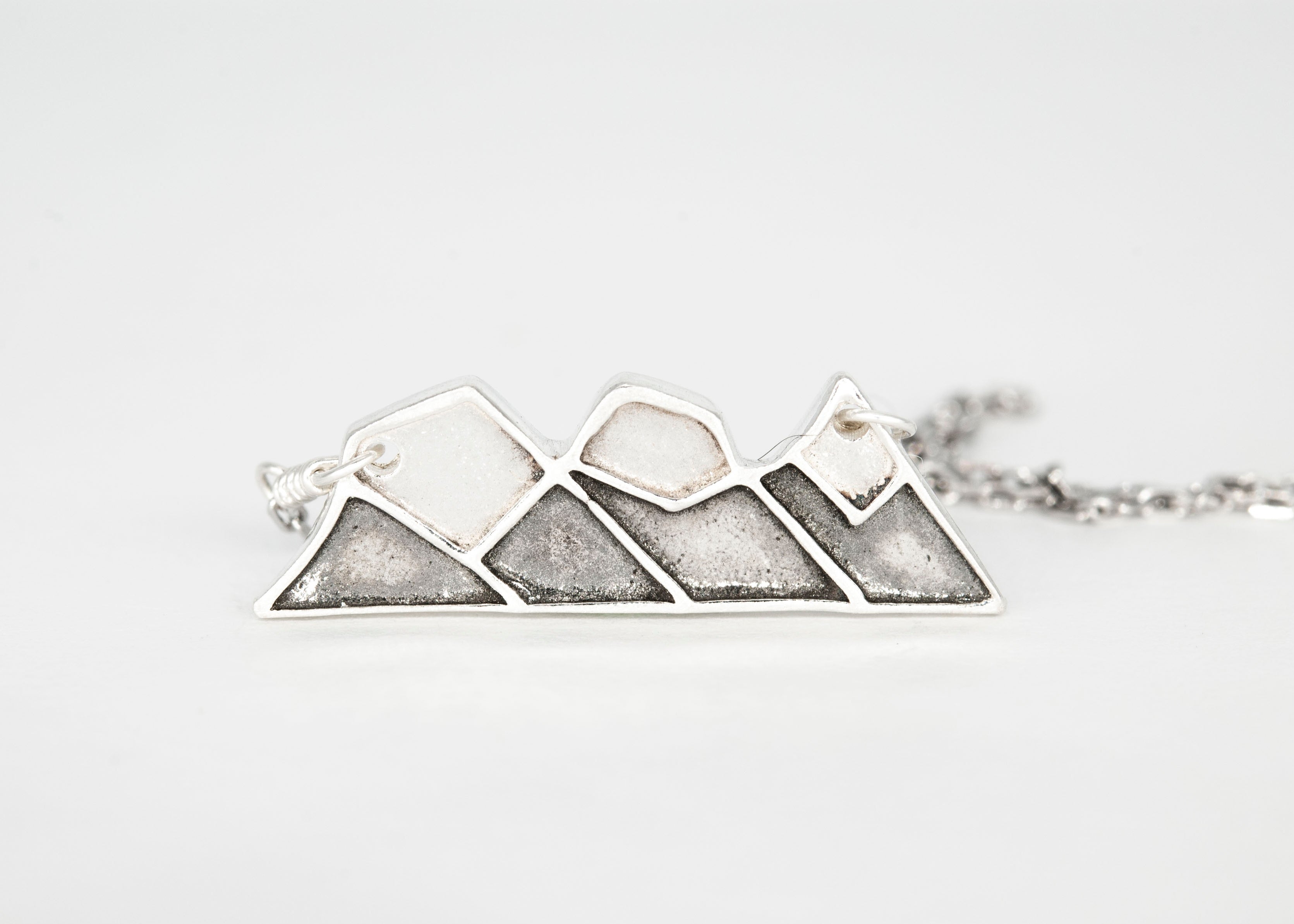 Three Sisters Mountain Necklace