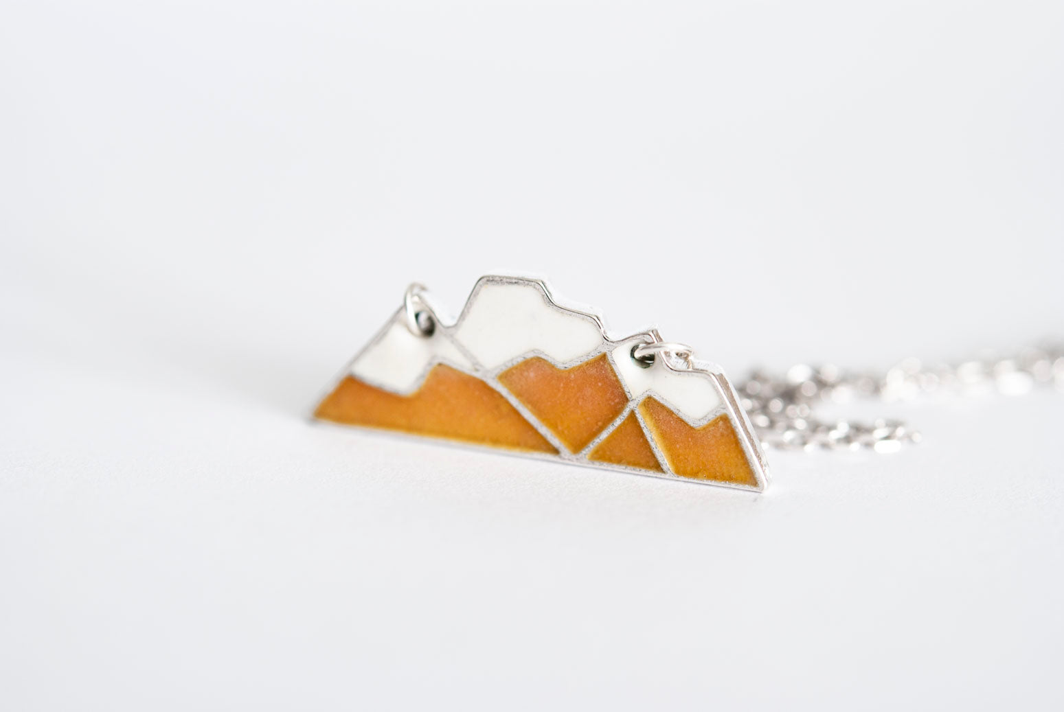 Three Sisters Fernie Mountain Necklace - Curry Yellow