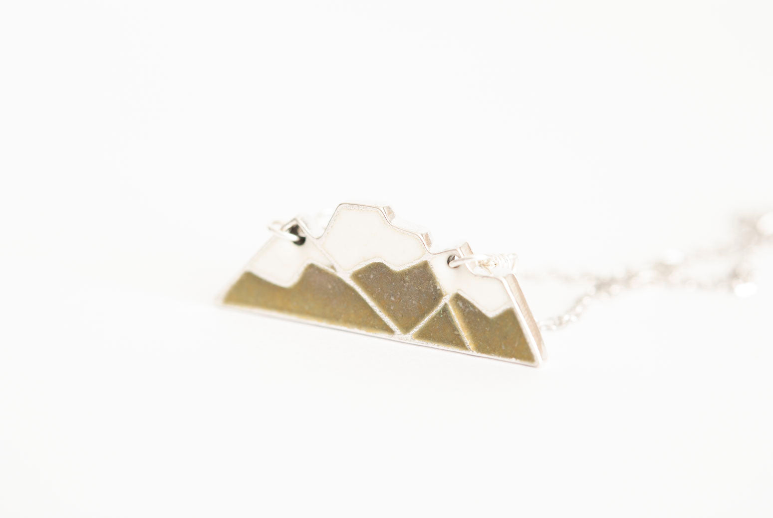 Three Sisters Fernie Mountain Necklace - Futura Yellow