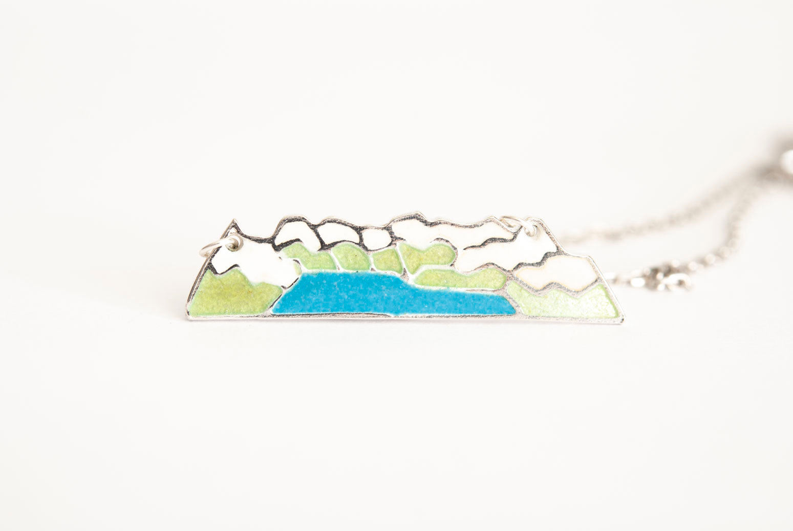 Moraine Lake Necklace - Reseda Green