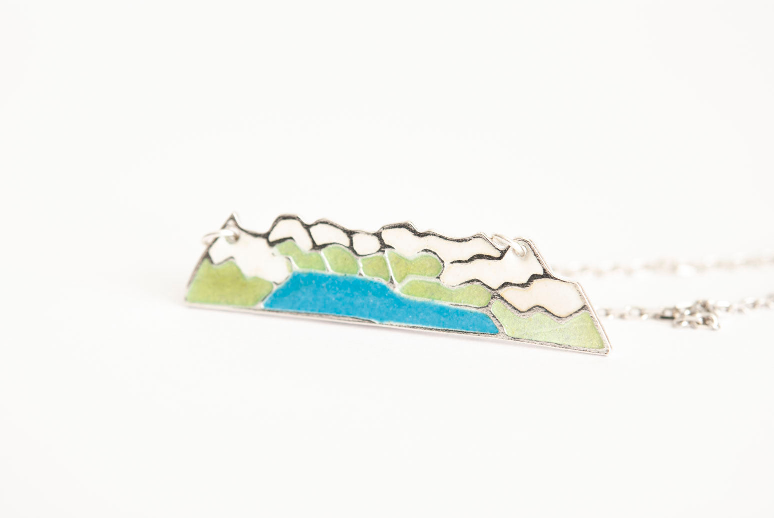 Moraine Lake Necklace - Reseda Green