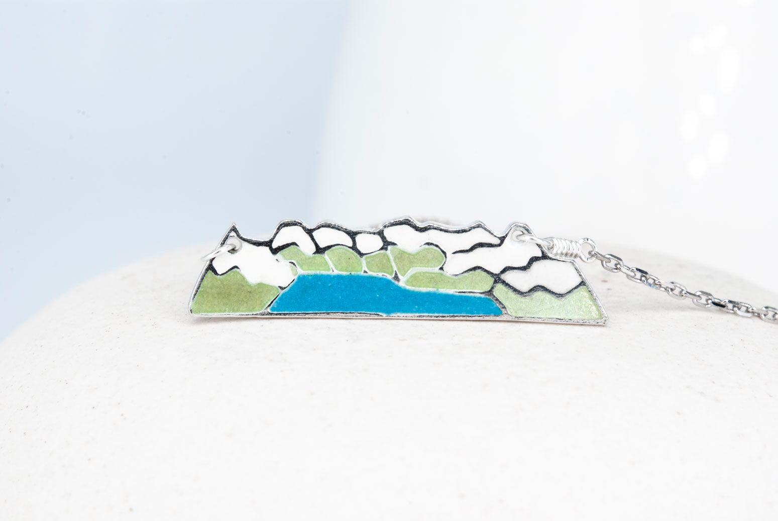 Moraine Lake Necklace - Reseda Green