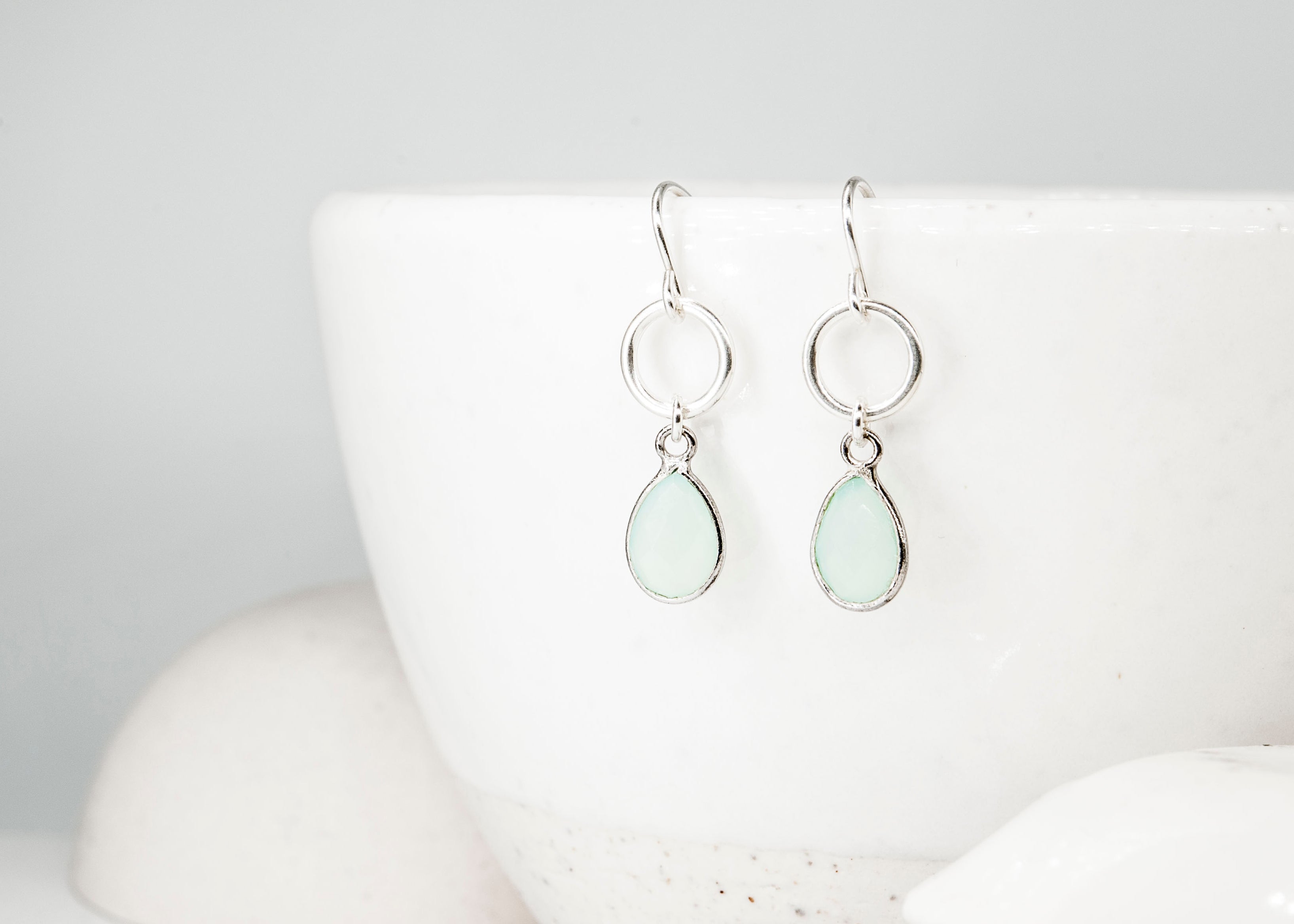 Amazonite Stone Earrings
