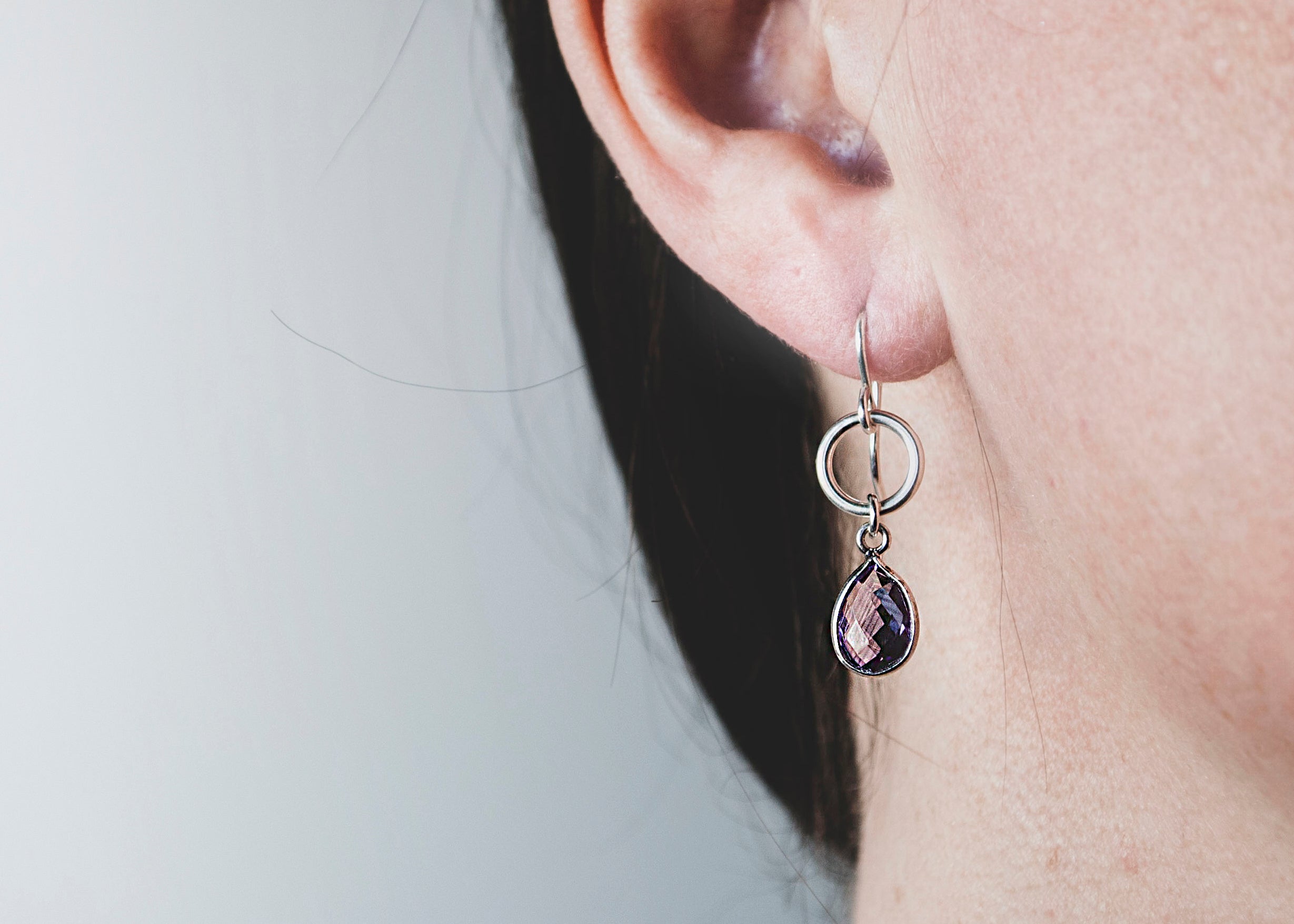 Amethyst Stone Earrings