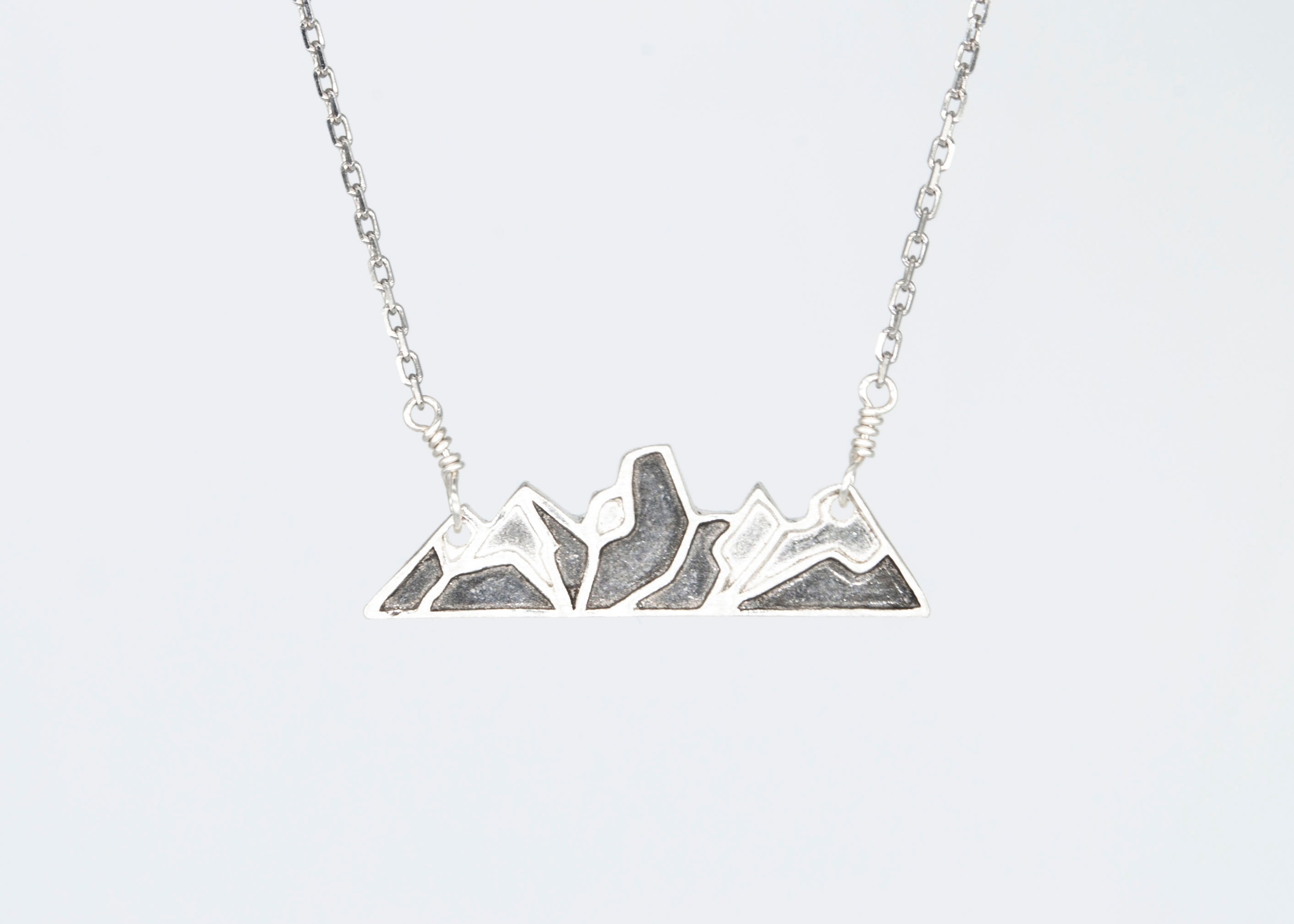 Commonwealth Peak Mountain Necklace