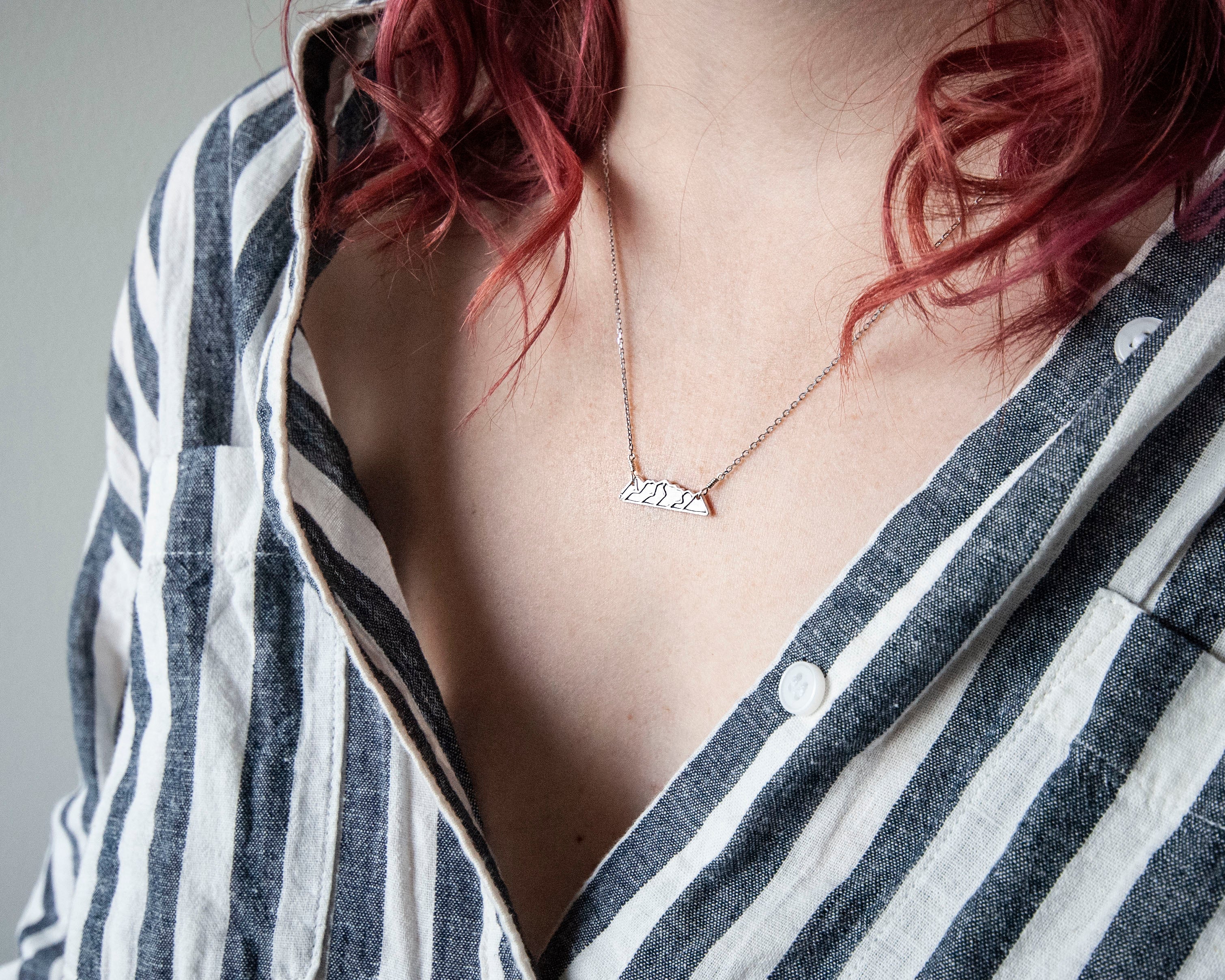 Dogtooth Range Mountain Necklace