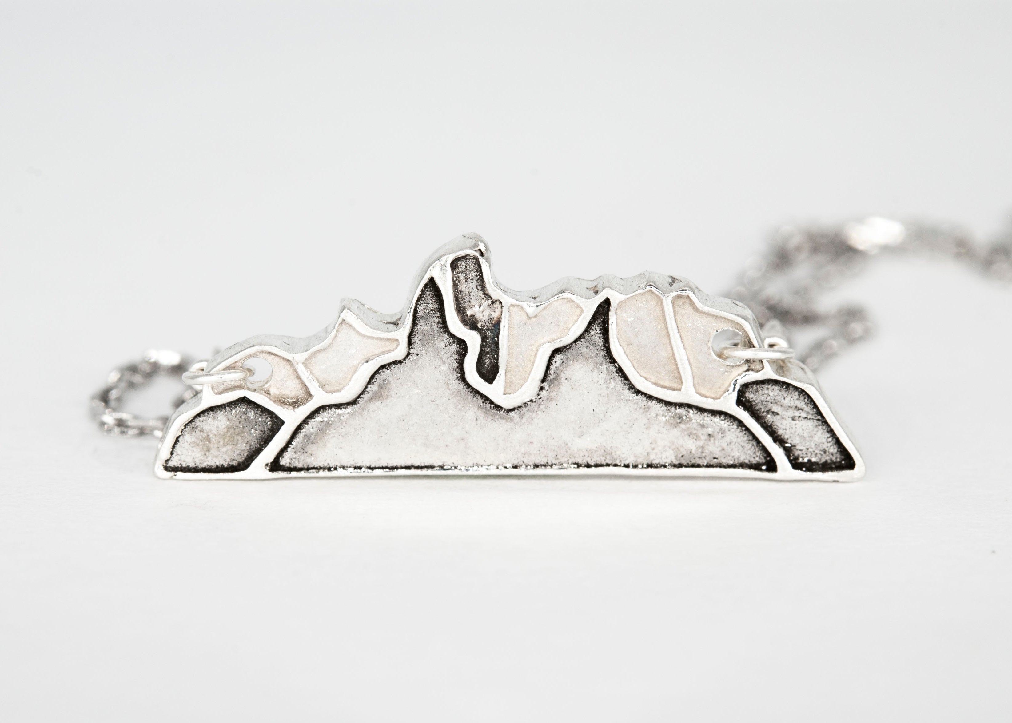 Grand Teton Mountain Necklace