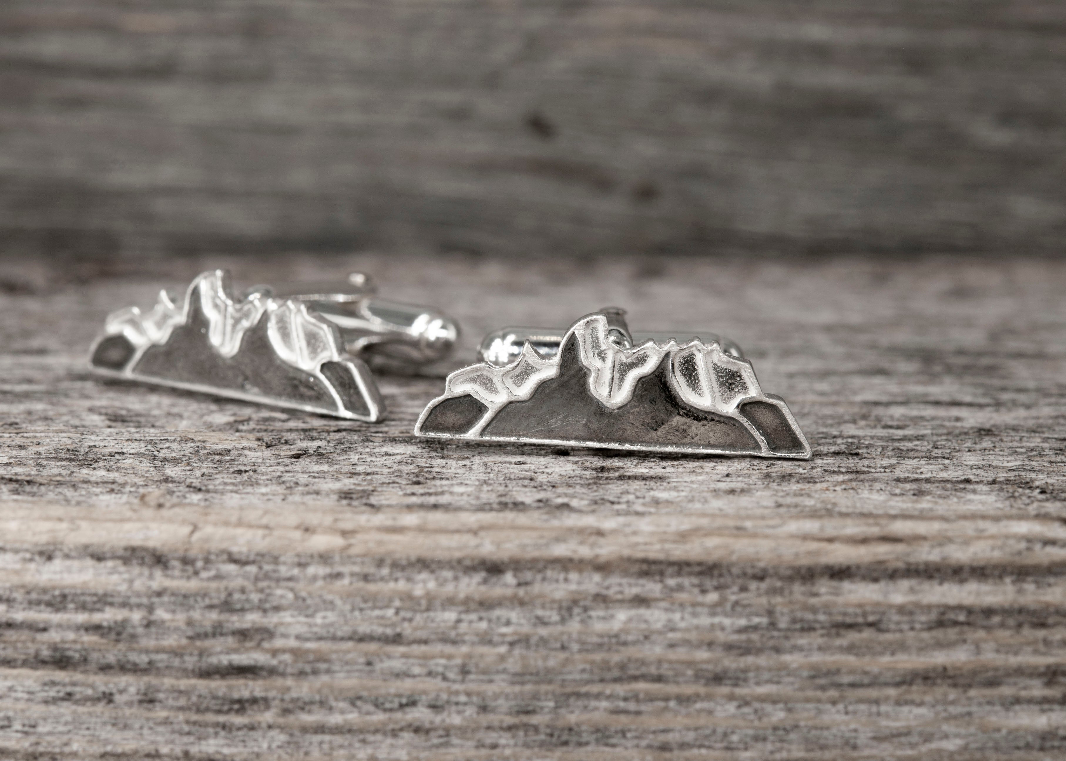 Grand Teton Mountain Cufflinks