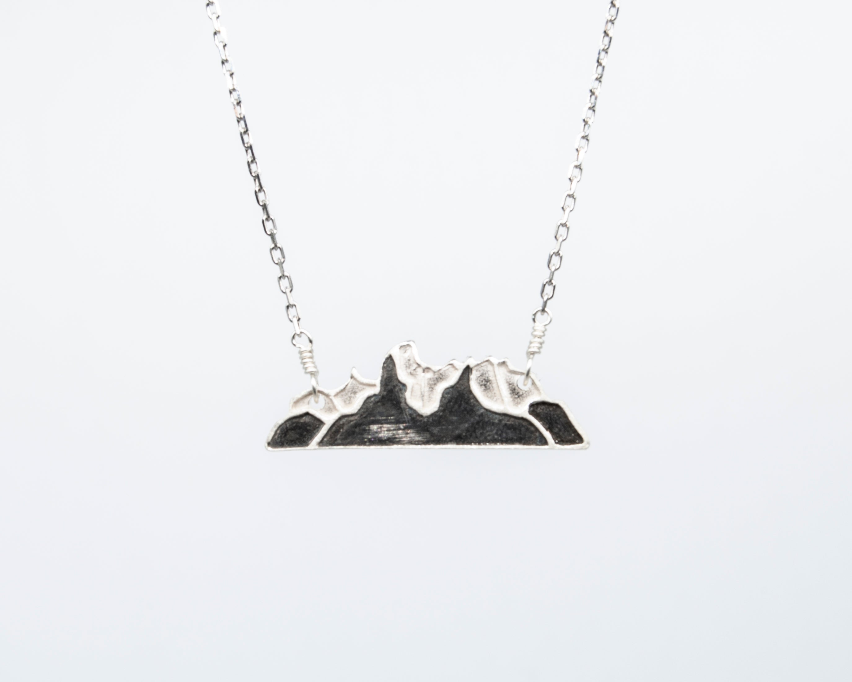 Grand Teton Mountain Necklace