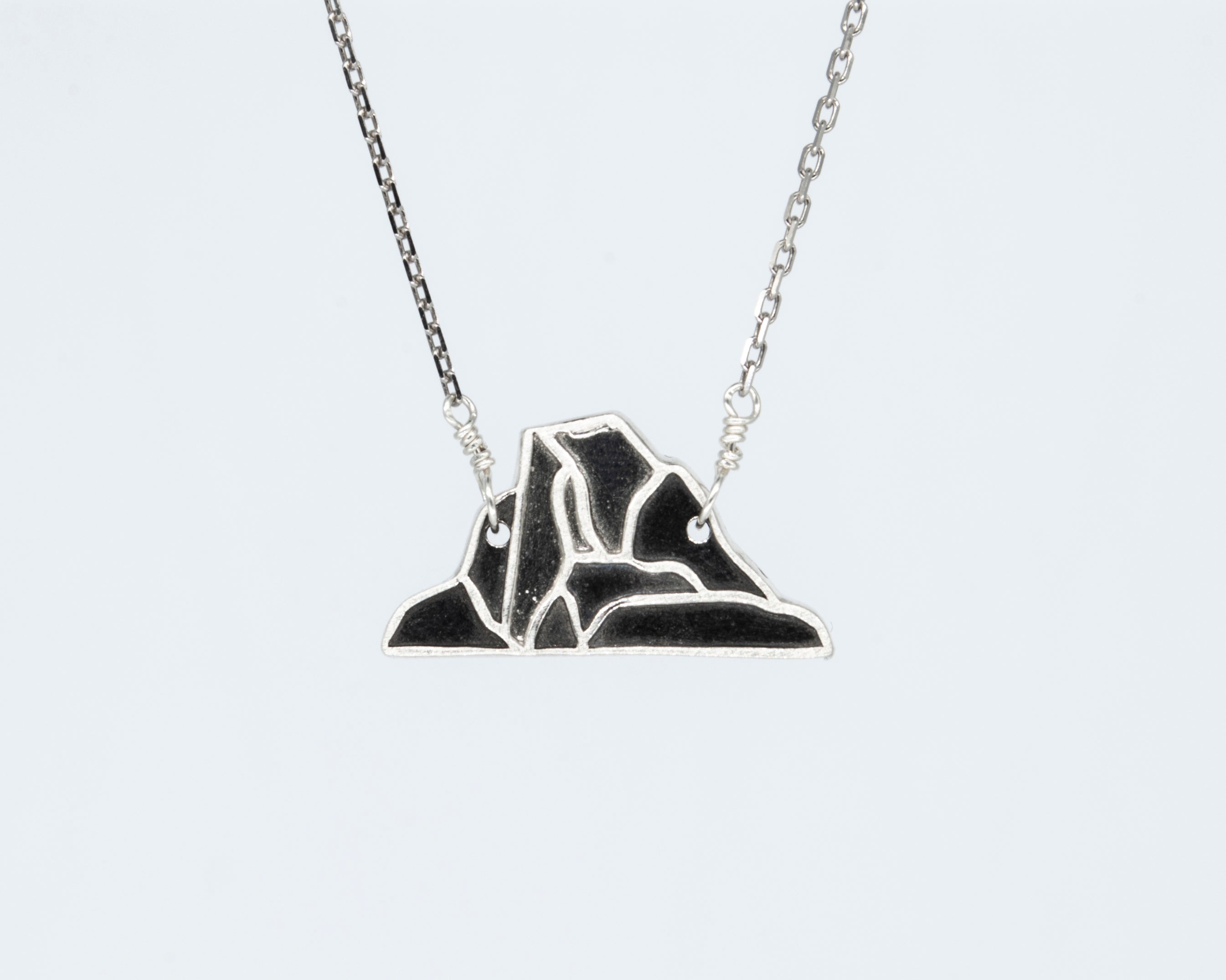 Half Dome Mountain Necklace