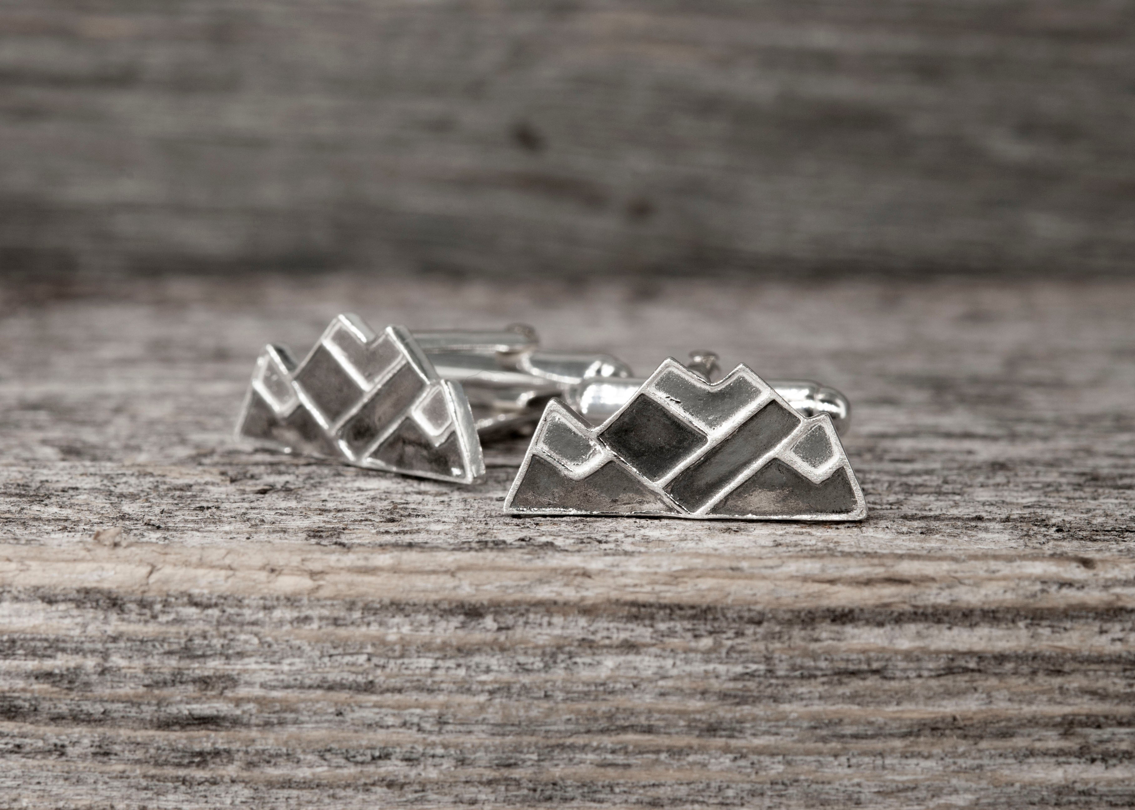 Heart Mountain Cufflinks