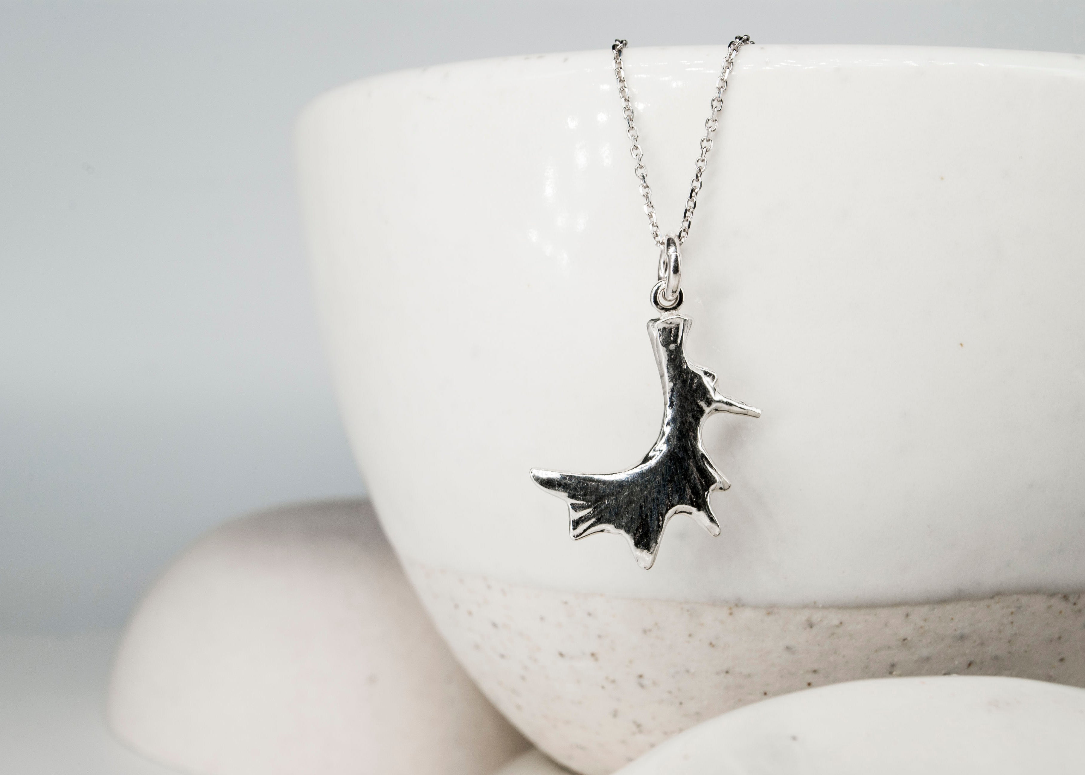 Mini Moose Paddle Necklace