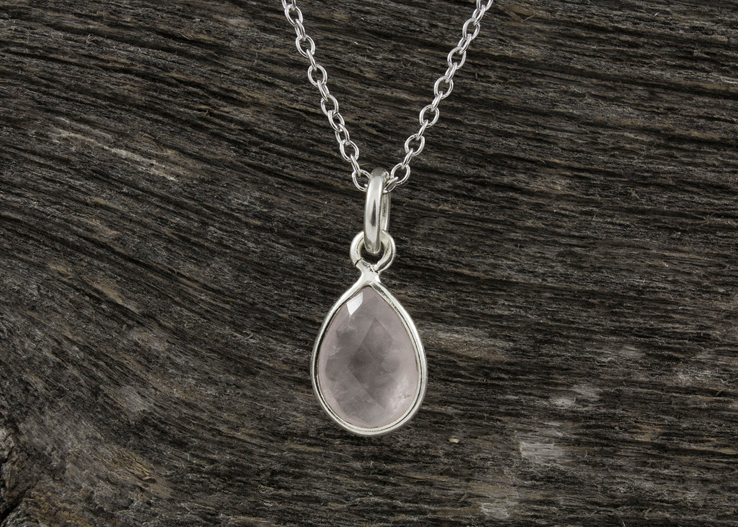 Rose Quartz Stone Necklace