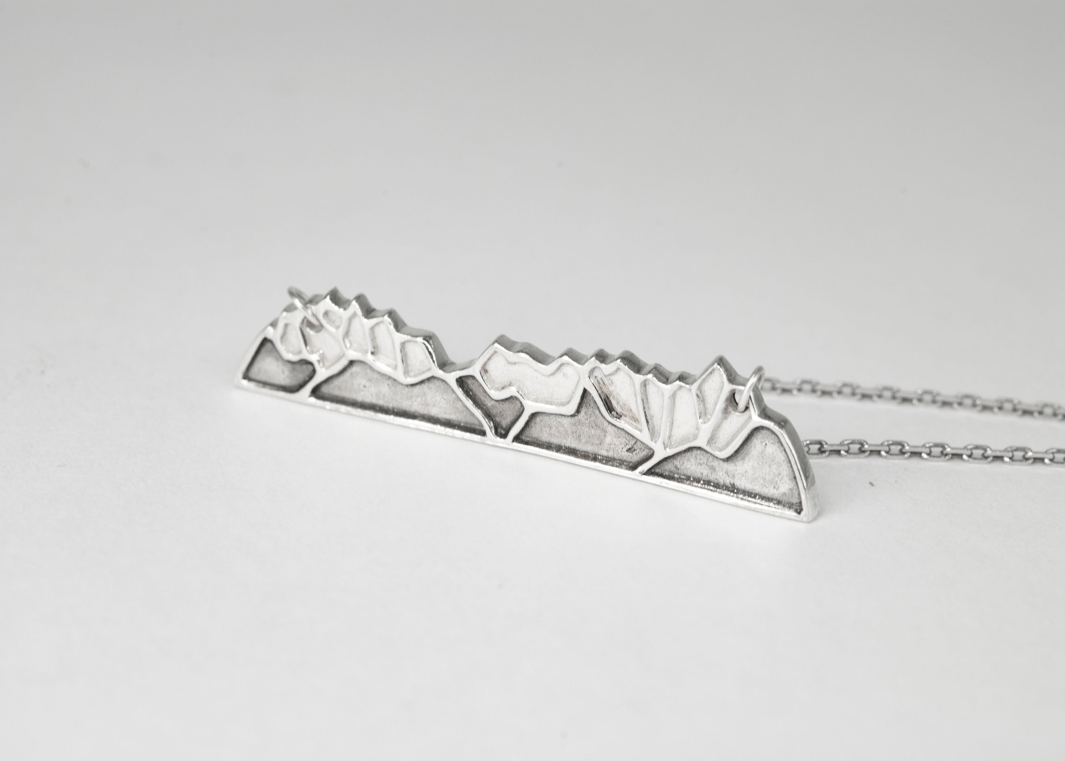 Sawtooth Range Mountain Necklace