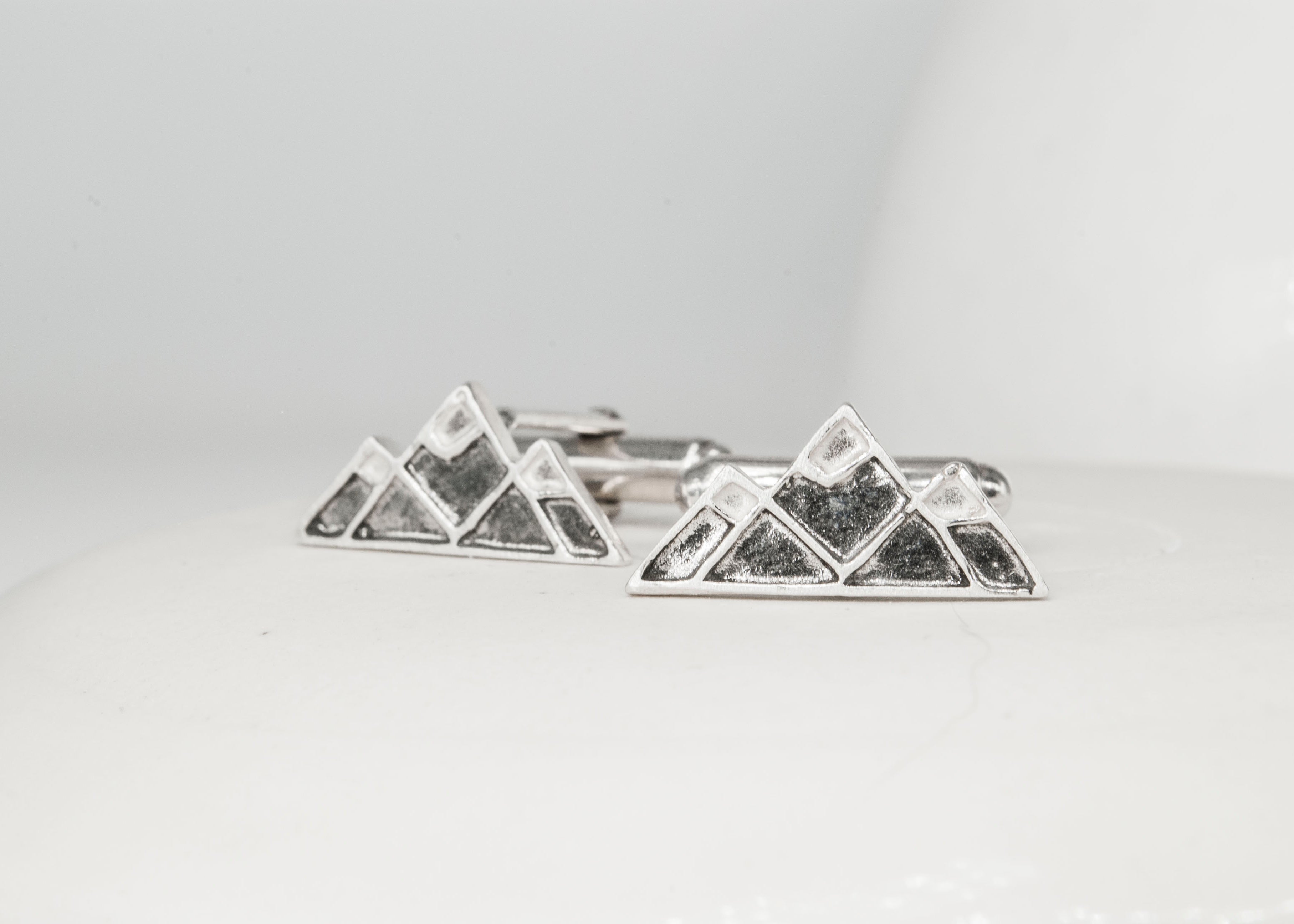Three Peaks Mountain Cufflinks