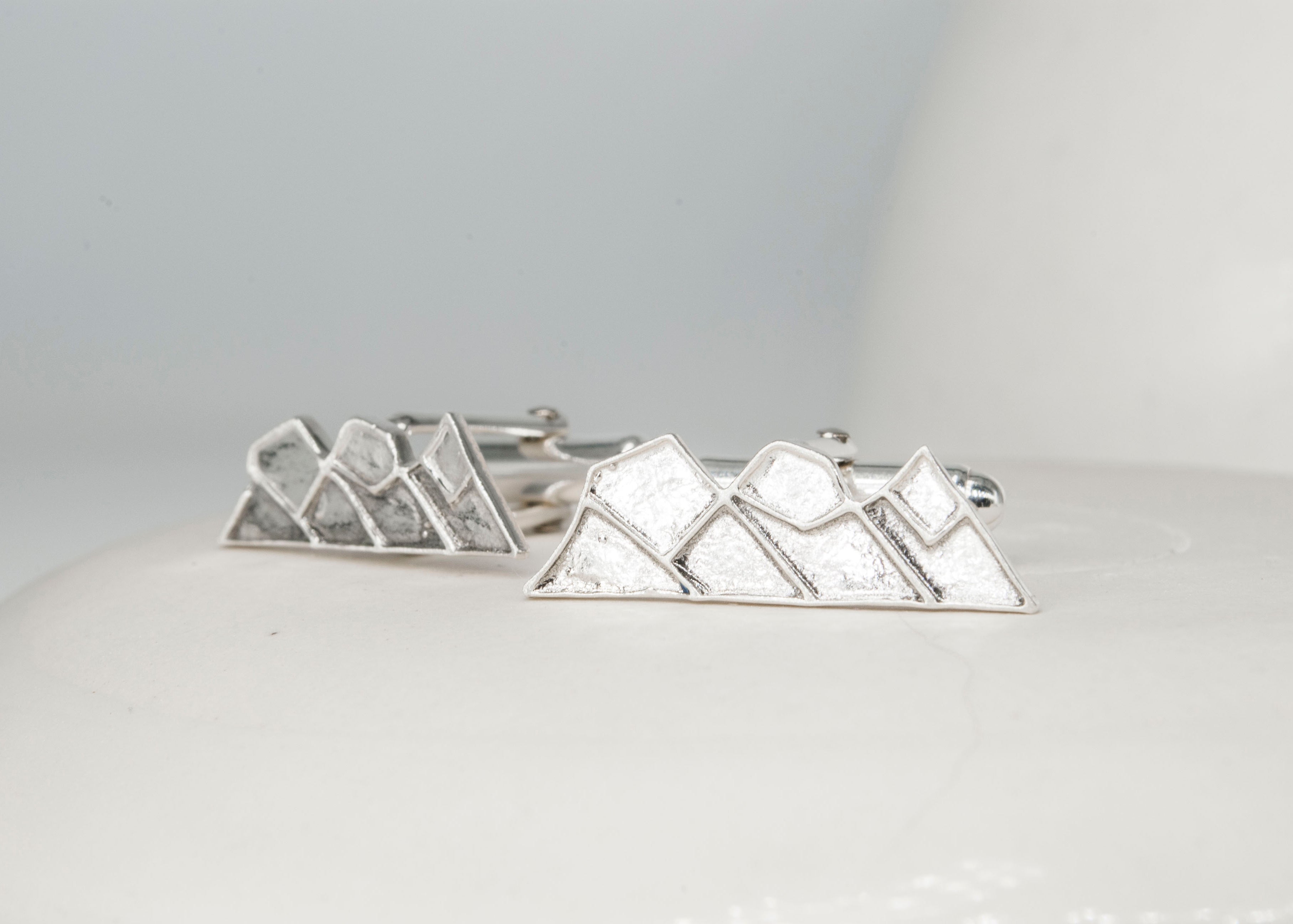 Three Sisters Mountain Cufflinks