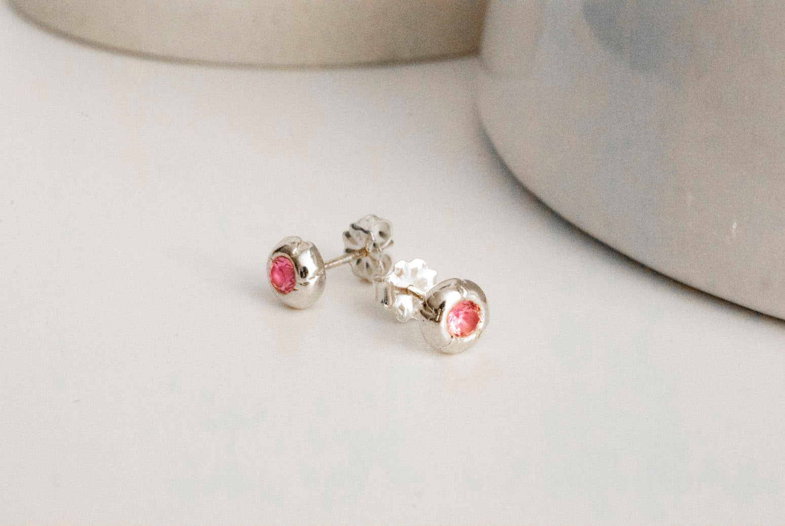 Tourmaline River Gem Studs (October)