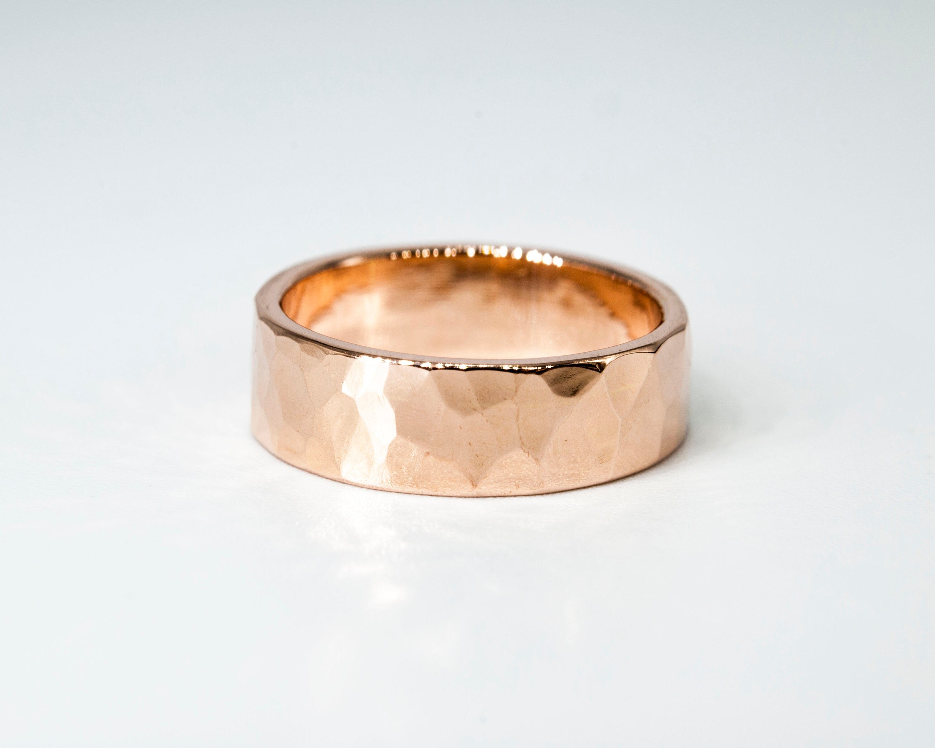 14K Rose Gold Strata Ring